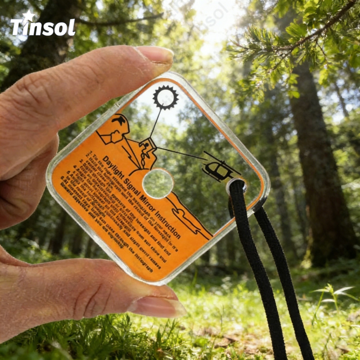 Emergency Whistle Loud - Nouveau miroir de signalisation réfléchissant pour