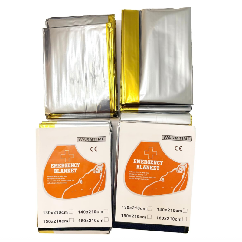 Lot de 4 couvertures thermique - Emergency Mylar Tent avis et prix